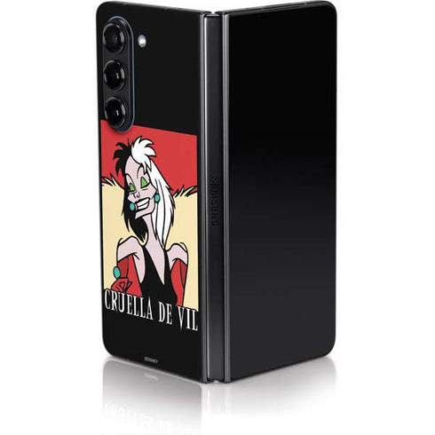 Disney Villains Cruella de Vil Galaxy Z Fold5 5G Skin